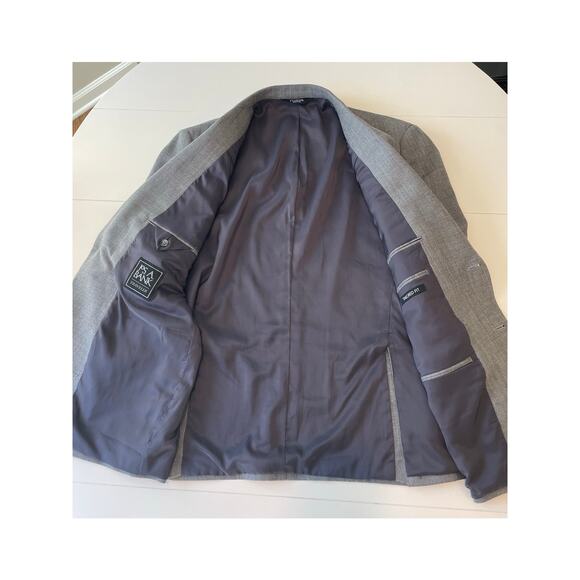 Jos. A. Bank 100% Wool Blazer Sport Coat Traveler Tailored Fit Gray Sz 46R - Picture 9 of 13